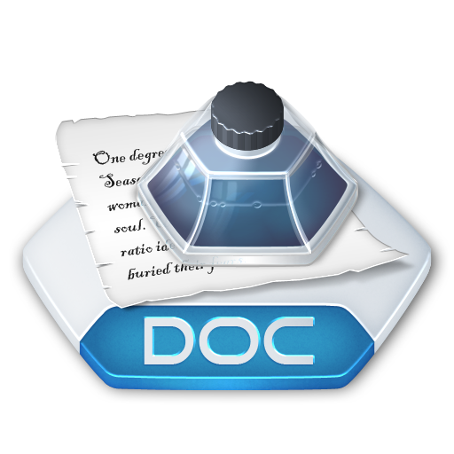 MS Word DOC Icon 512x512 png